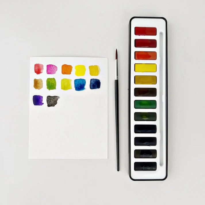Cahier d’aquarelle pour débutants - Guide artistique étape par étape | elesira