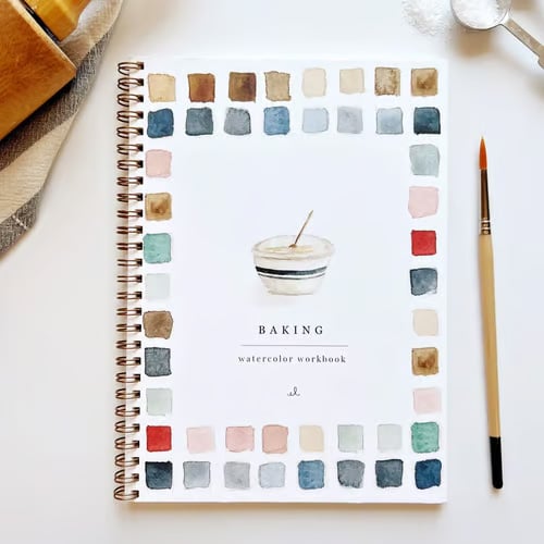 Cahier d’aquarelle pour débutants - Guide artistique étape par étape | elesira