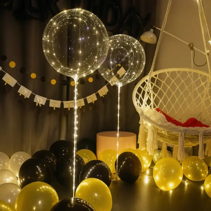 Warm White LED Balloon Lights | elesira