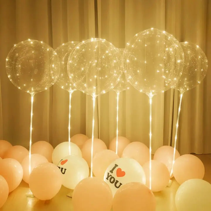 Warm White LED Balloon Lights | elesira