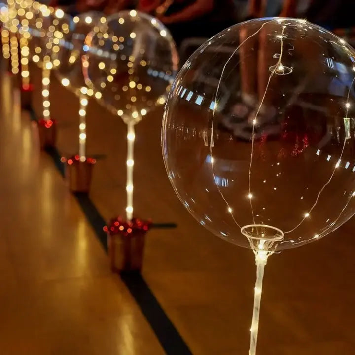 Warm White LED Balloon Lights | elesira