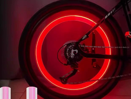 Wodoodporna lampka na nakrętkę wentyla z oświetleniem koła LED | elesira