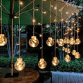 Ghirlanda luminosa da esterno impermeabile con lampadine LED solari | elesira