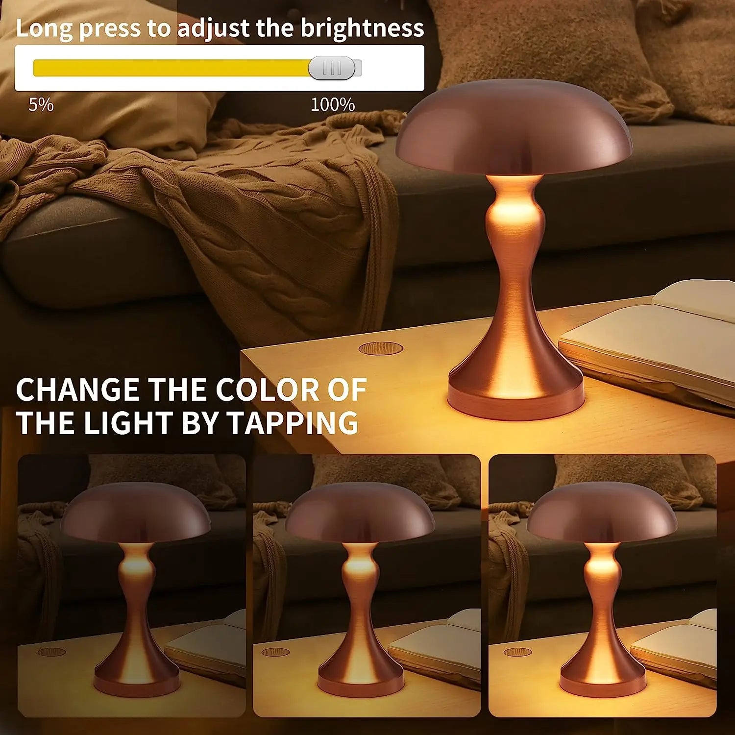 MidnightGlow - Night light reading lamp | elesira