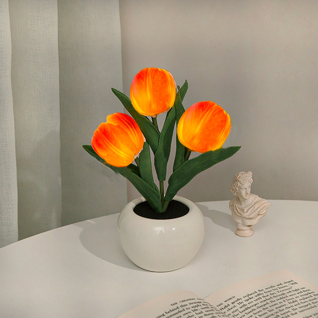 Maribel | Tulip-Shaped Night Lamp | elesira