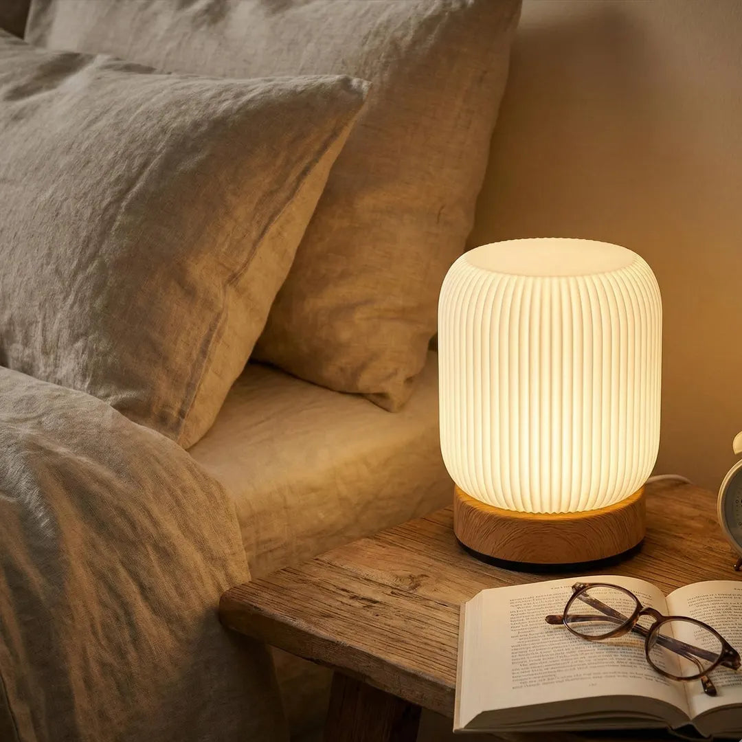 Smart Touch-Controlled LED Table Lamp with USB Charging | elesira