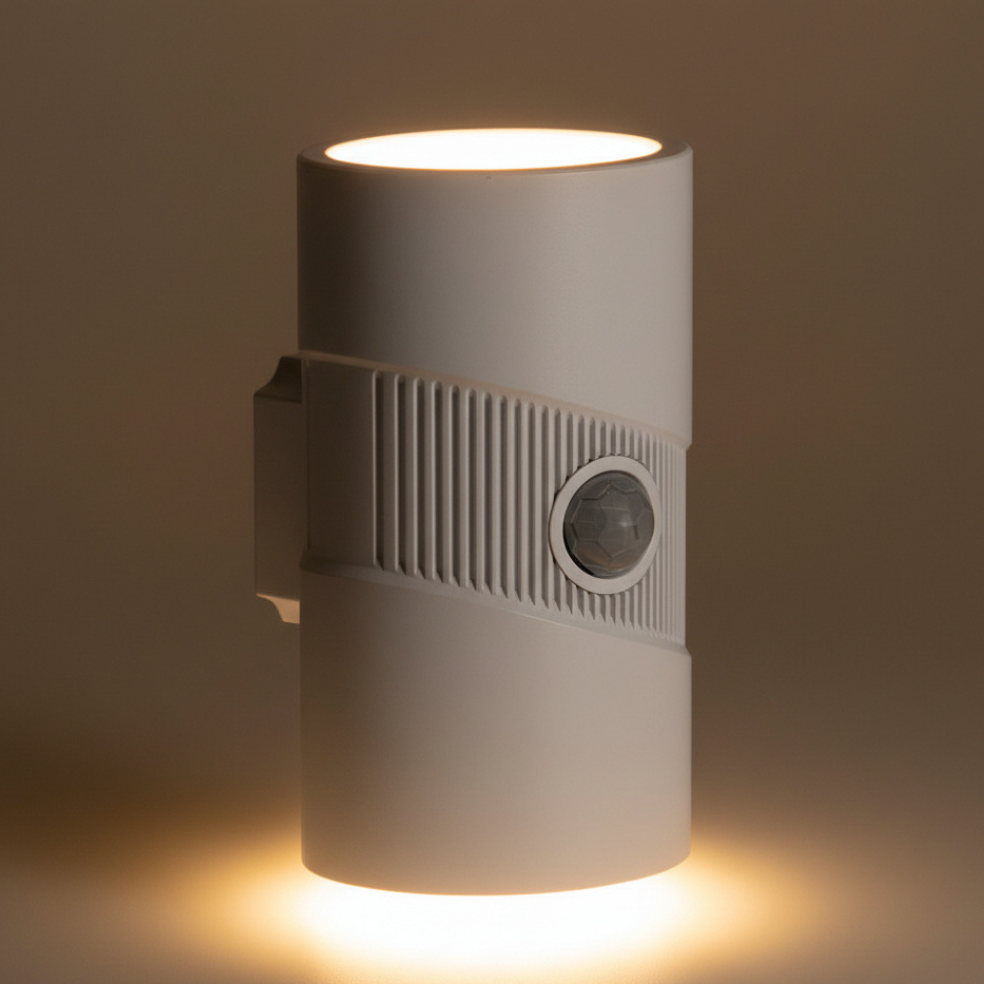 Smart Motion-Activated LED Wall Sconce with Dual Lighting | elesira