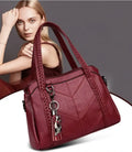 Spacious and Organized Women's Leather Tote Bag | elesira