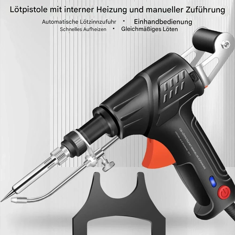 Soldering Gun with One-Hand Operation - Accurate Dispensing - For Metal & Electronics | elesira
