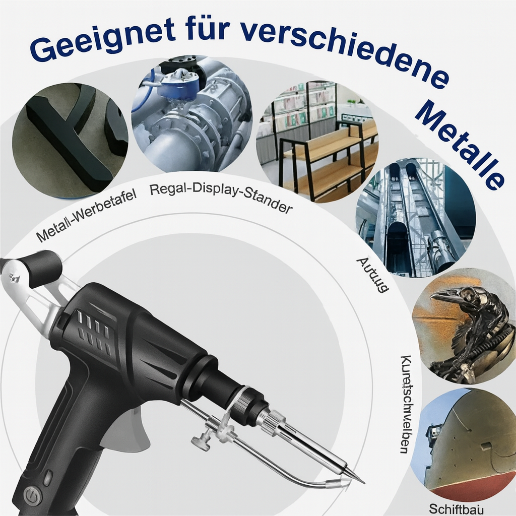 Soldering Gun with One-Hand Operation - Accurate Dispensing - For Metal & Electronics | elesira