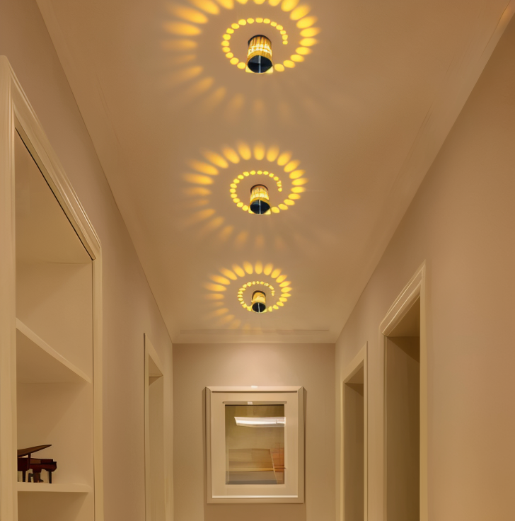 VividSpire-ledwandlamp met kleurverandering – moderne binnenverlichting | elesira