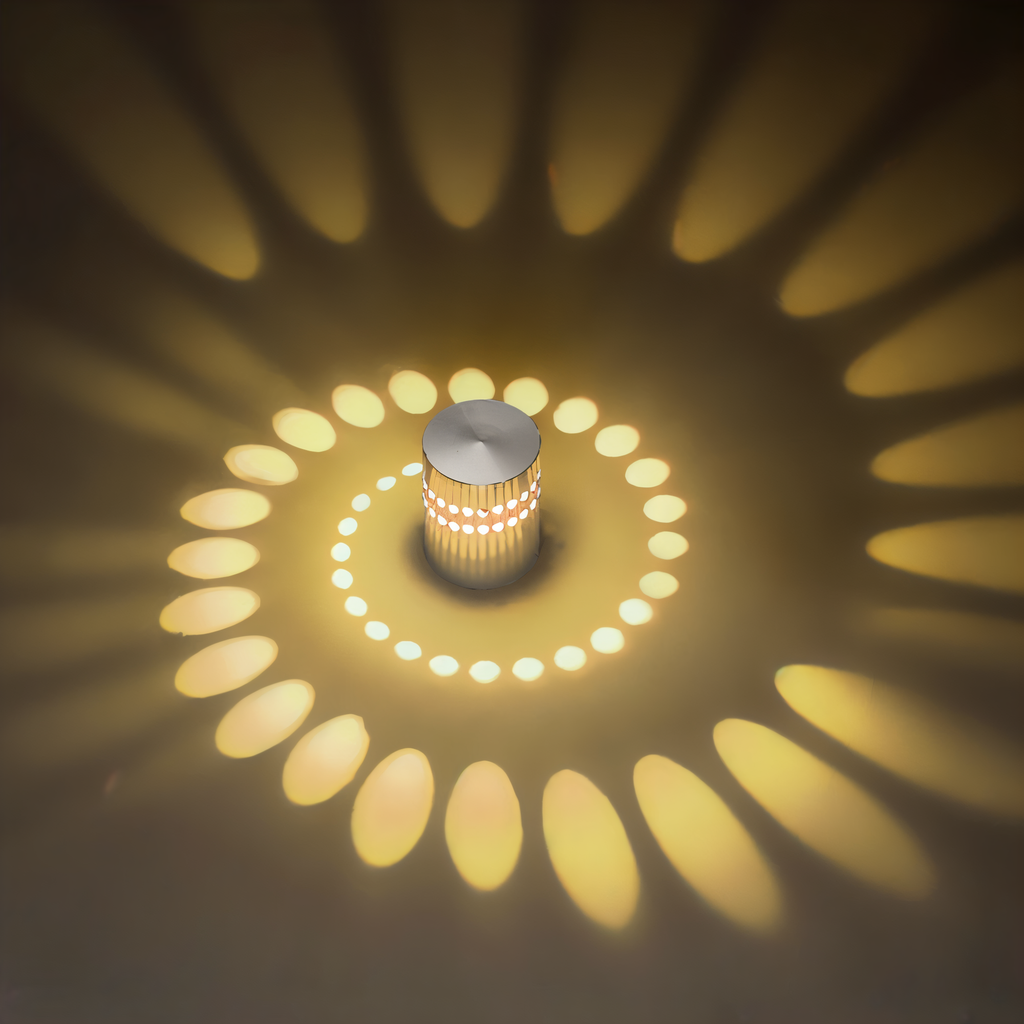 VividSpire-ledwandlamp met kleurverandering – moderne binnenverlichting | elesira