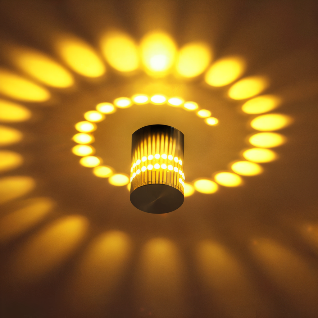 VividSpire-ledwandlamp met kleurverandering – moderne binnenverlichting | elesira
