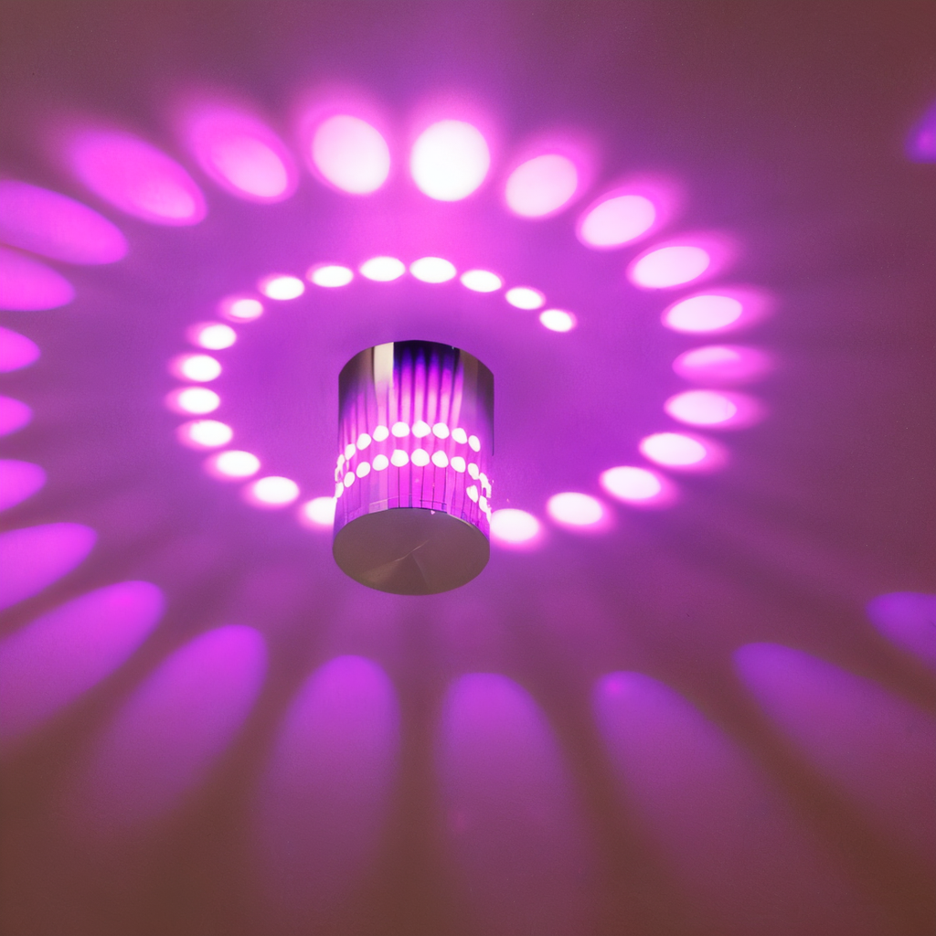 VividSpire-ledwandlamp met kleurverandering – moderne binnenverlichting | elesira