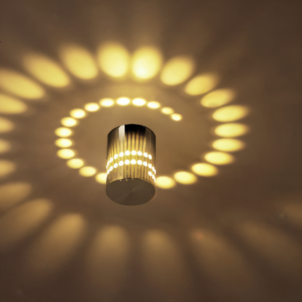 VividSpire-ledwandlamp met kleurverandering – moderne binnenverlichting | elesira