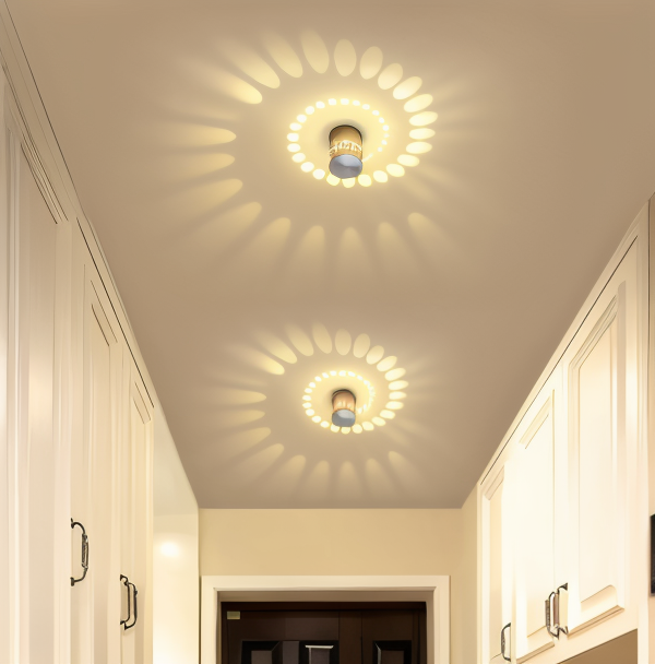 VividSpire-ledwandlamp met kleurverandering – moderne binnenverlichting | elesira