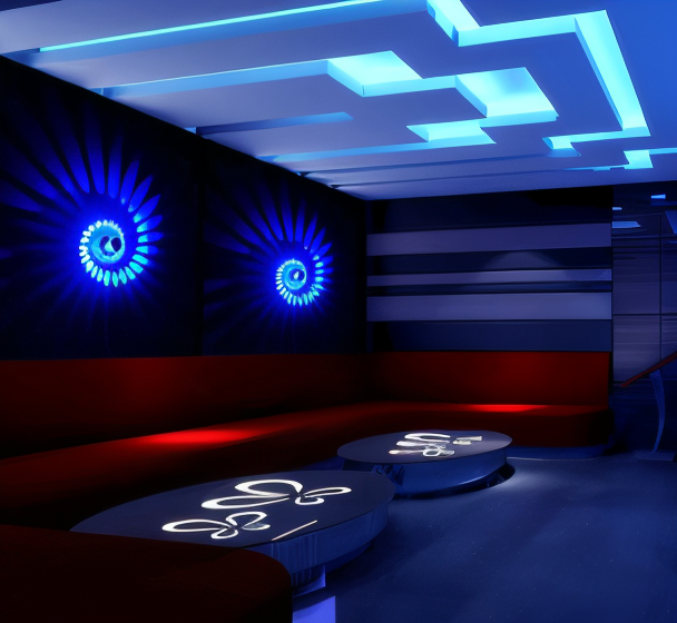 VividSpire-ledwandlamp met kleurverandering – moderne binnenverlichting | elesira