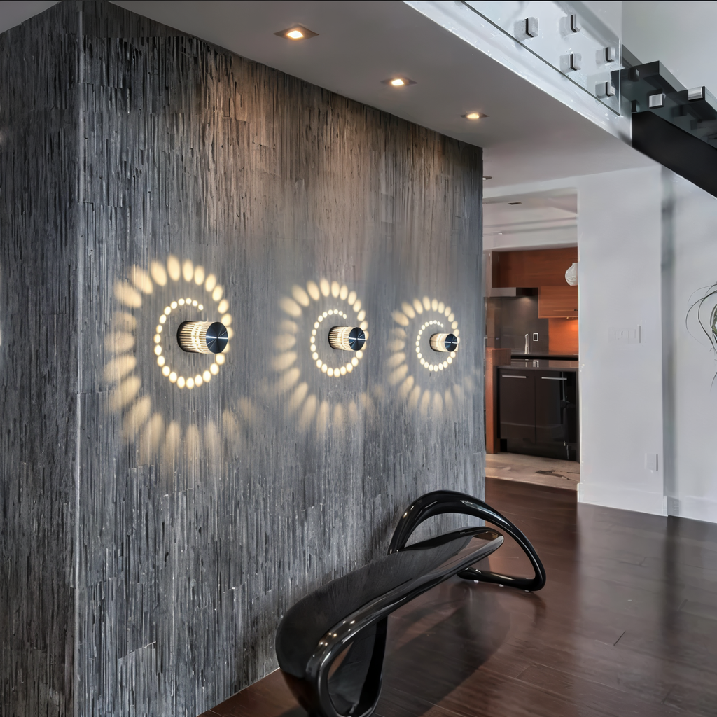 VividSpire-ledwandlamp met kleurverandering – moderne binnenverlichting | elesira