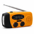 Solar & Hand-Crank Rechargeable Emergency Radio | elesira