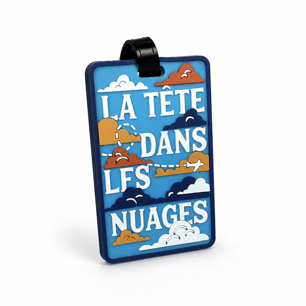 Vibrant Durable Luggage Tag (Secure Strap & Transparent ID Window) | elesira