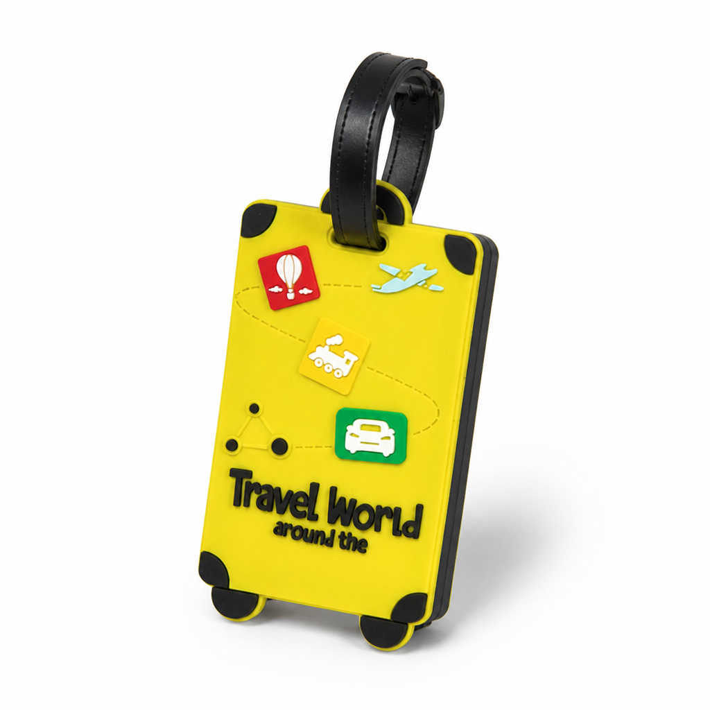 Vibrant Print Clear ID Window Luggage Tag | elesira