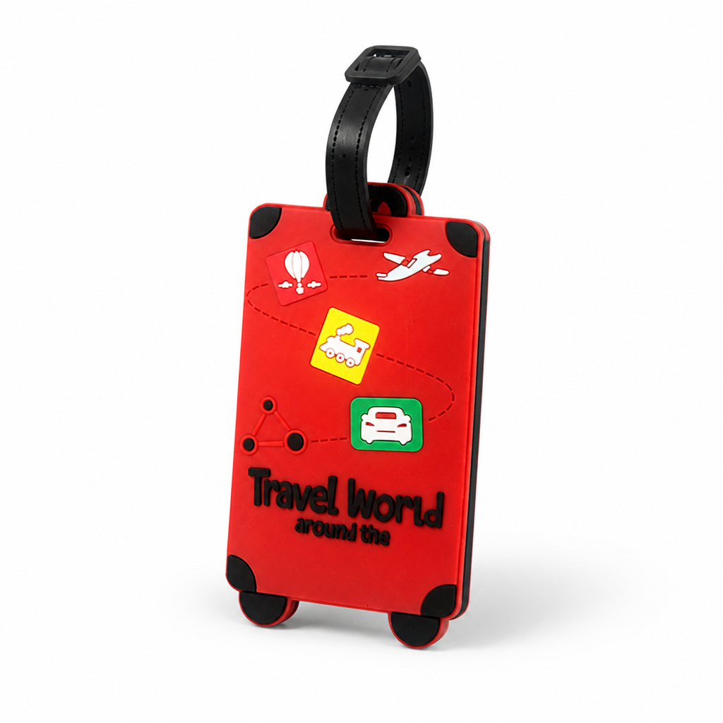 Vibrant Print Clear ID Window Luggage Tag | elesira