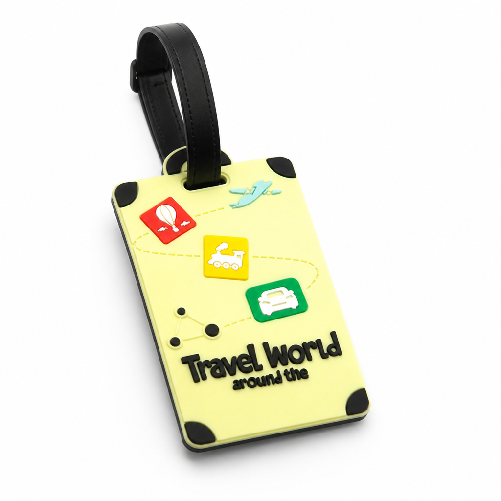 Vibrant Print Clear ID Window Luggage Tag | elesira