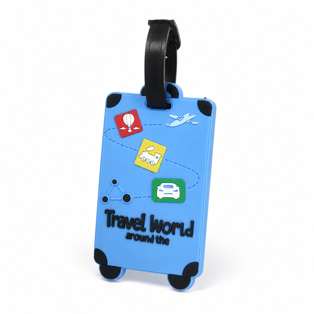 Vibrant Print Clear ID Window Luggage Tag | elesira