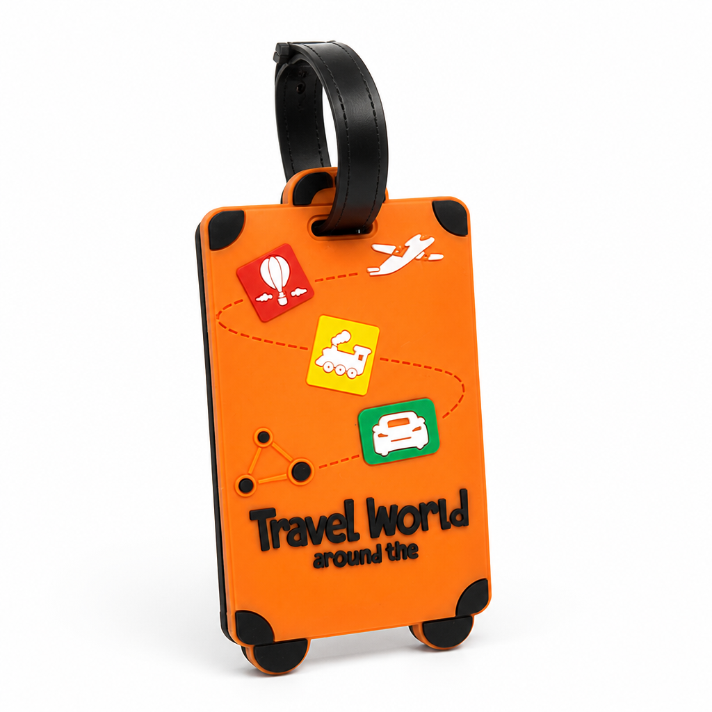 Vibrant Print Clear ID Window Luggage Tag | elesira
