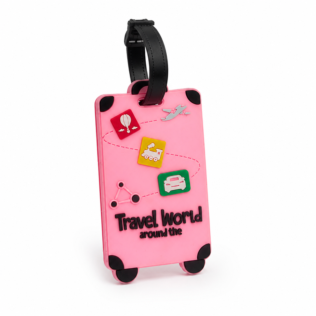 Vibrant Print Clear ID Window Luggage Tag | elesira