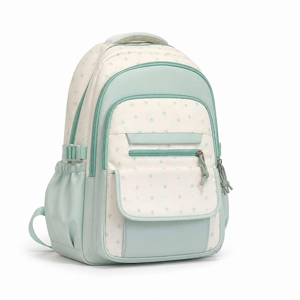 Mochila estudiantil resistente al agua y de gran capacidad (correas acolchadas) | elesira