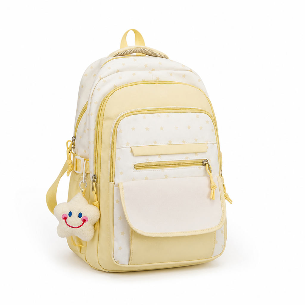 Mochila estudiantil resistente al agua y de gran capacidad (correas acolchadas) | elesira