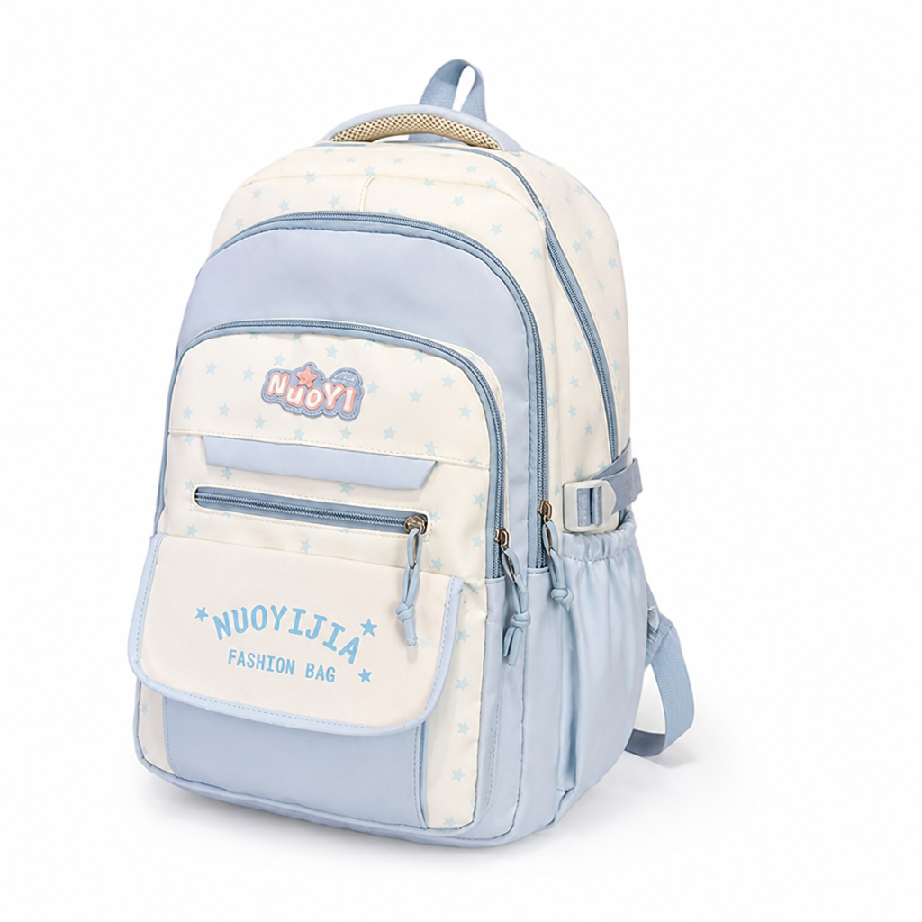 Mochila estudiantil resistente al agua y de gran capacidad (correas acolchadas) | elesira