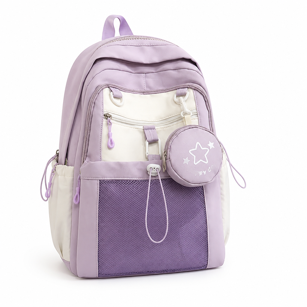 Water-Resistant Multi-Compartment School Backpack (Laptop Sleeve) | elesira
