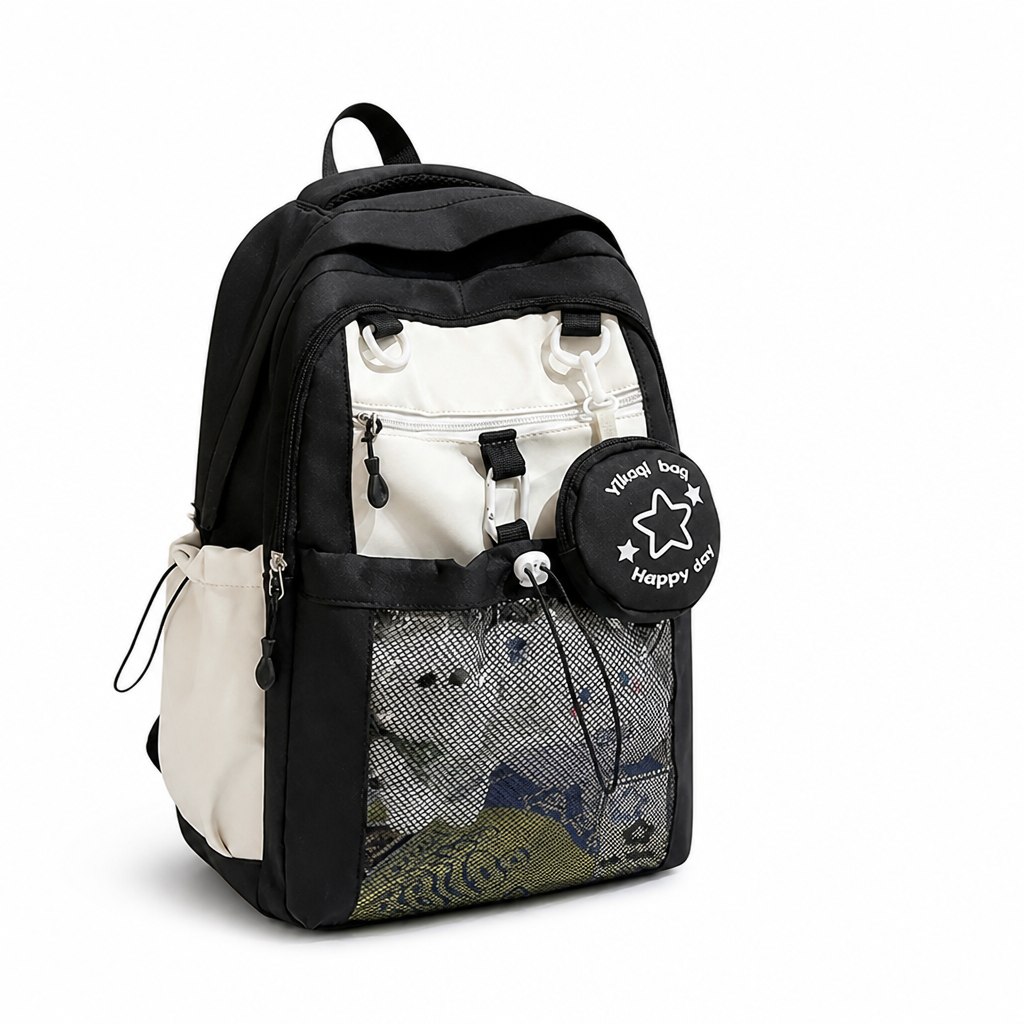 Water-Resistant Multi-Compartment School Backpack (Laptop Sleeve) | elesira