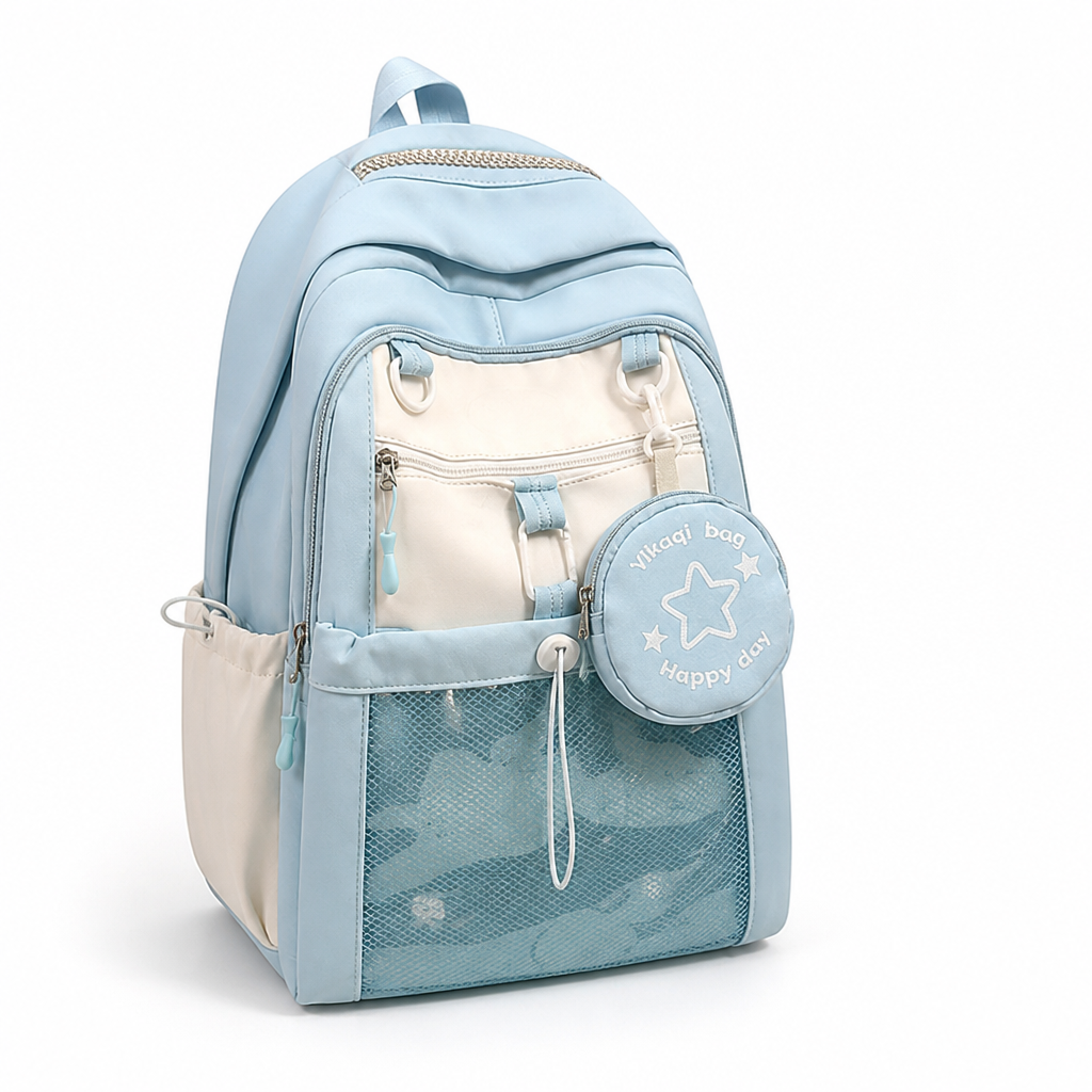 Water-Resistant Multi-Compartment School Backpack (Laptop Sleeve) | elesira