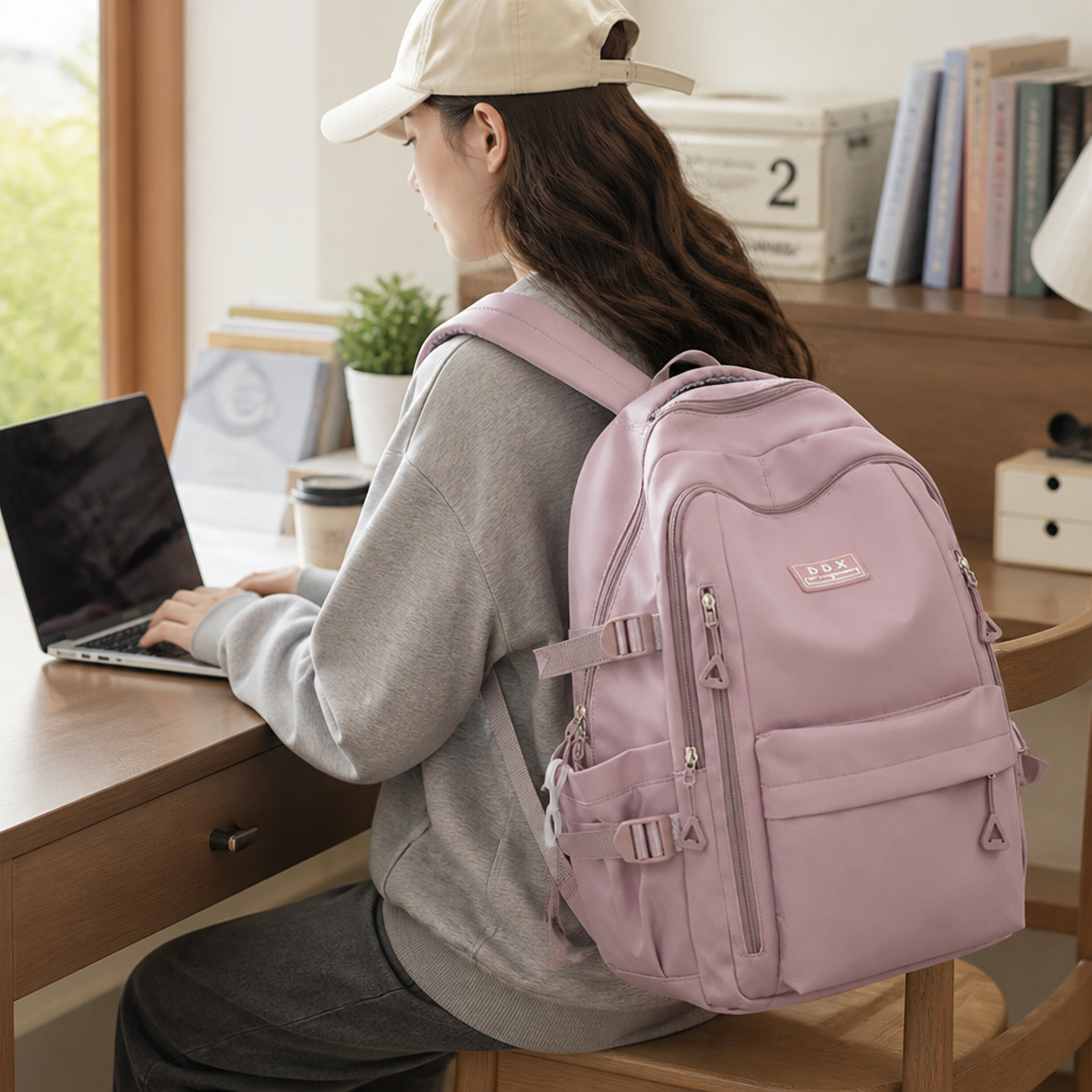 Sac à dos ergonomique imperméable (compartiment pour ordinateur portable jusqu’à 38 cm) | elesira
