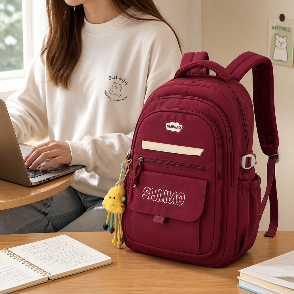 Wasserdichter Schulrucksack in Tropfenform (Laptop- und Tablet-Fächer) | elesira