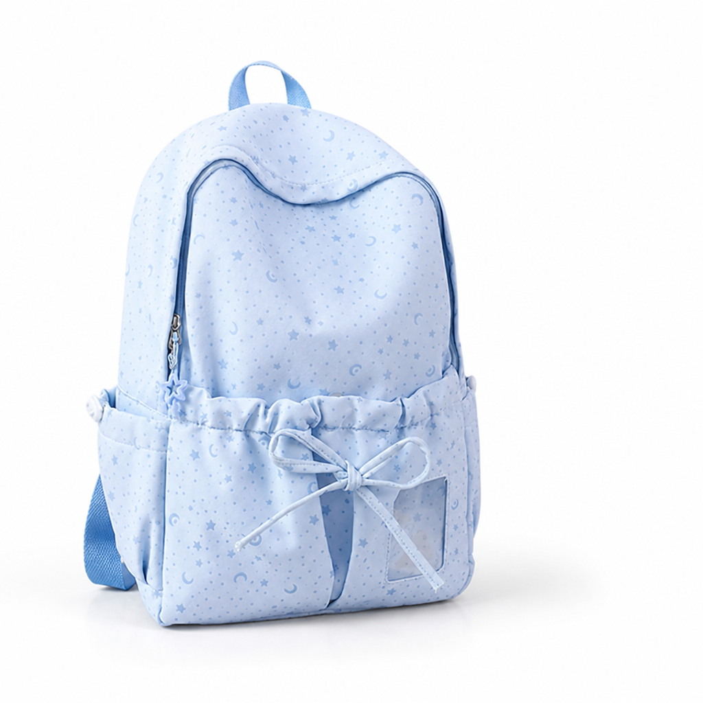 Wear-Resistant Drawstring School Backpack (Multiple Pockets) | elesira