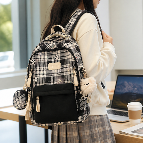 Mochila escolar resistente às condições meteorológicas e adequada para computadores portáteis | elesira