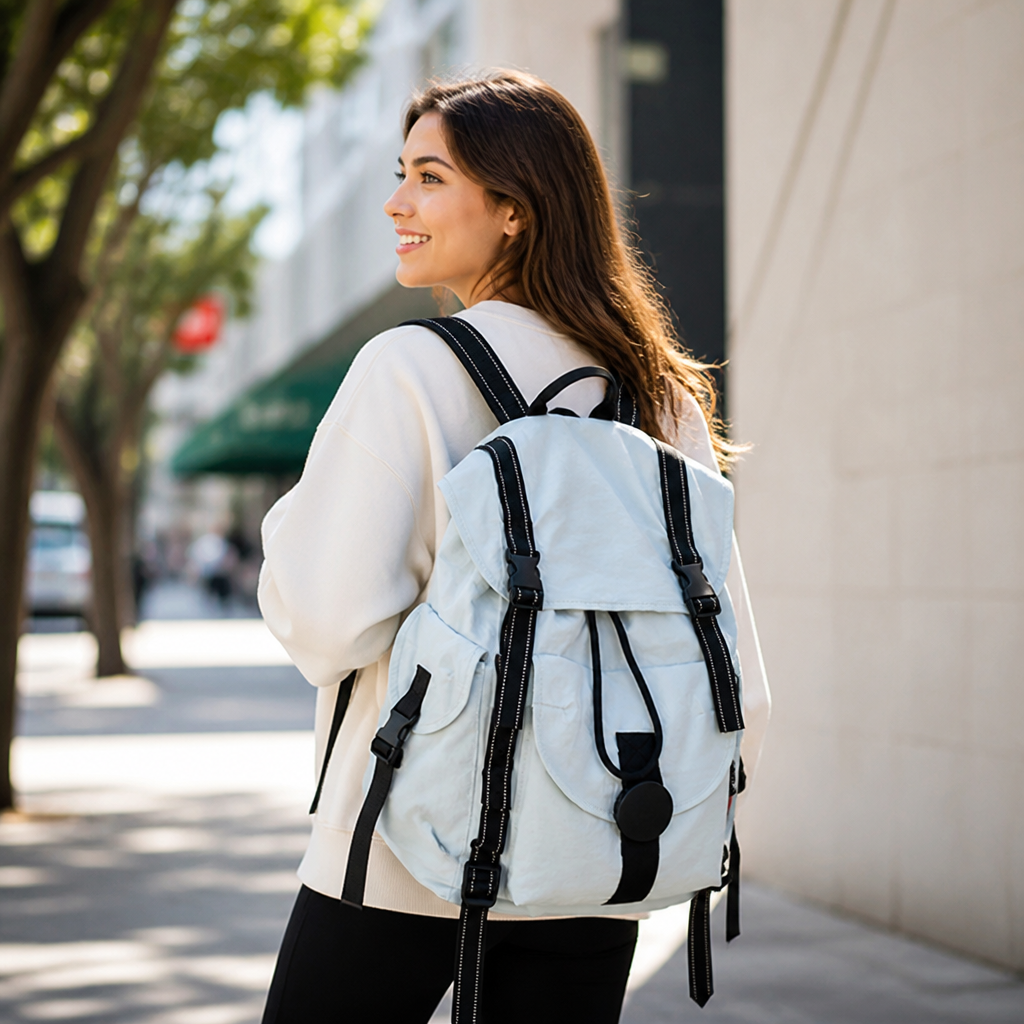 Mochila resistente a las inclemencias del tiempo con múltiples compartimentos (para la escuela y el senderismo) | elesira