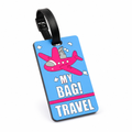 Étiquette de bagage résistante aux intempéries et sécurisée (carte d’identification inscriptible) | elesira