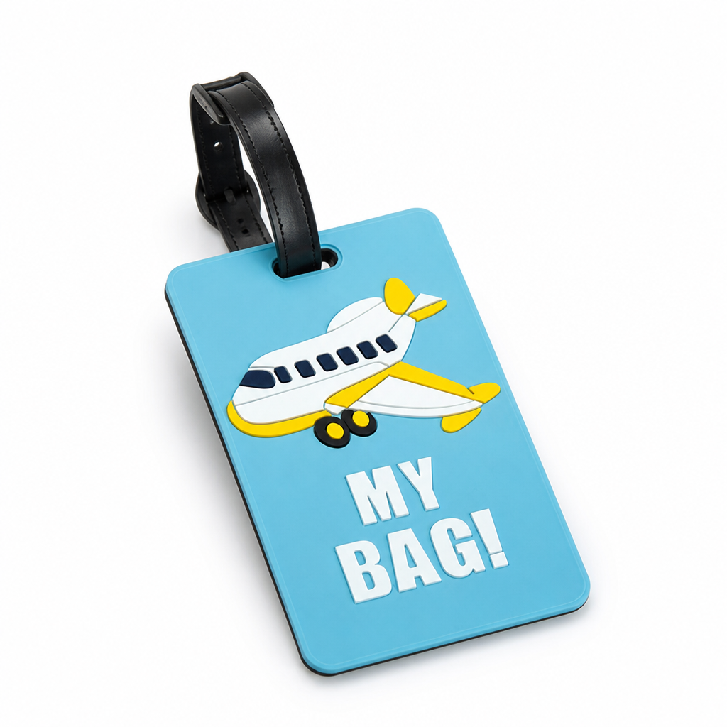 Étiquette de bagage résistante aux intempéries et sécurisée (carte d’identification inscriptible) | elesira