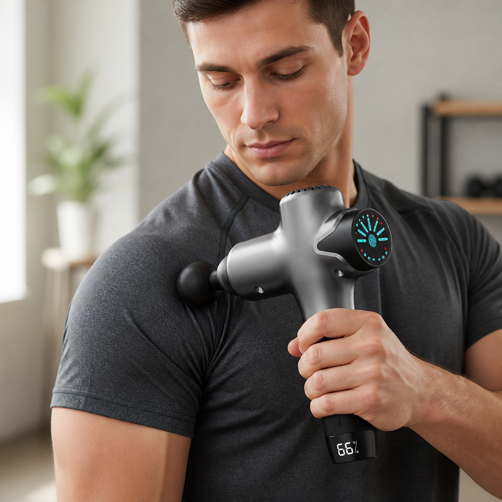 Ledningsfri massagepistol med hviskestille drift (30 hastigheder) | elesira