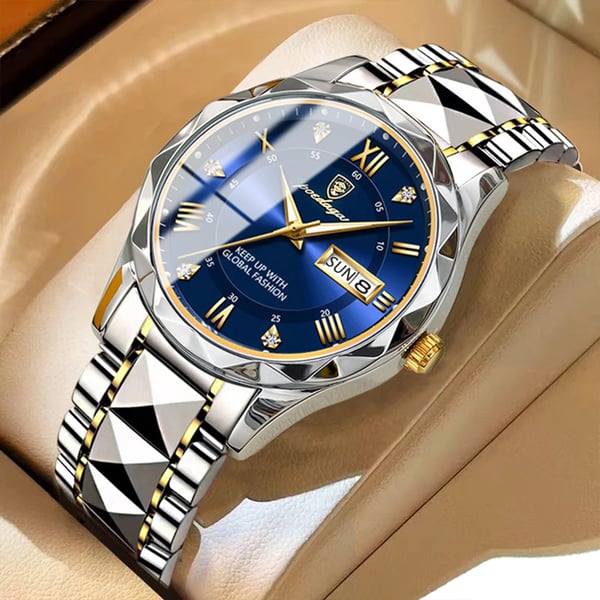 Elegantní pánské hodinky z nerezové oceli se svítícími prvky | elesira
