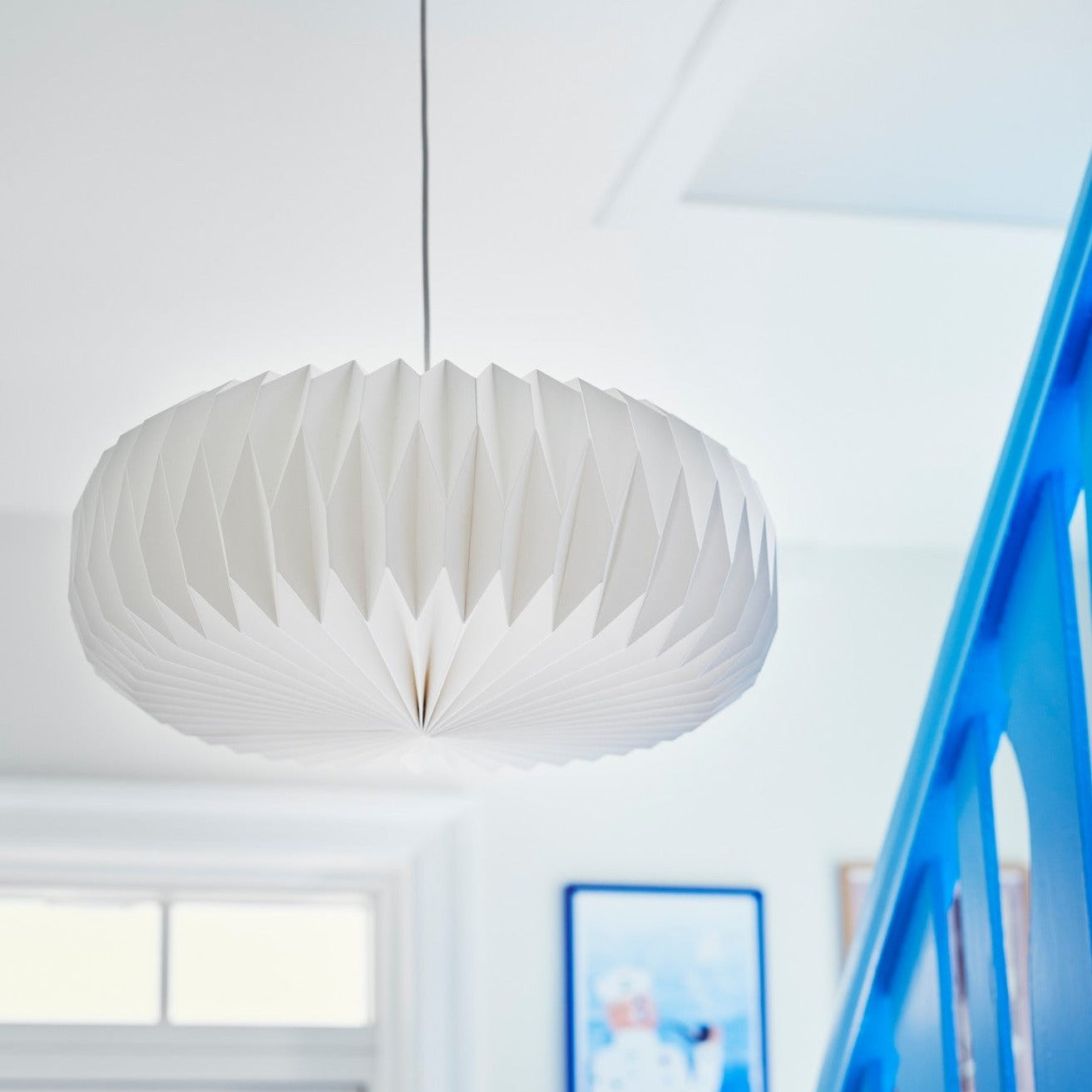 Belloy-papieren plafondlamp met eenvoudig te bevestigen lampenkap | elesira