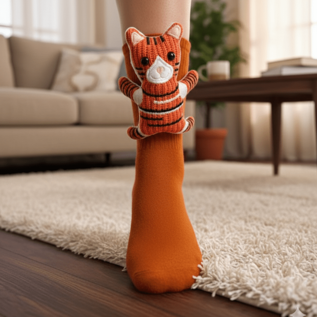 Snuggly Home Slippers with Charming 3D Animal Accents | elesira