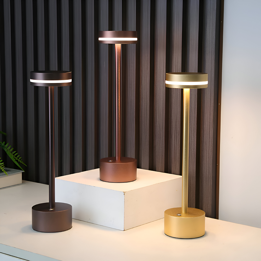 LumaTouch | Genopladelig bordlampe med touchaktivering og dæmpbar LED | elesira