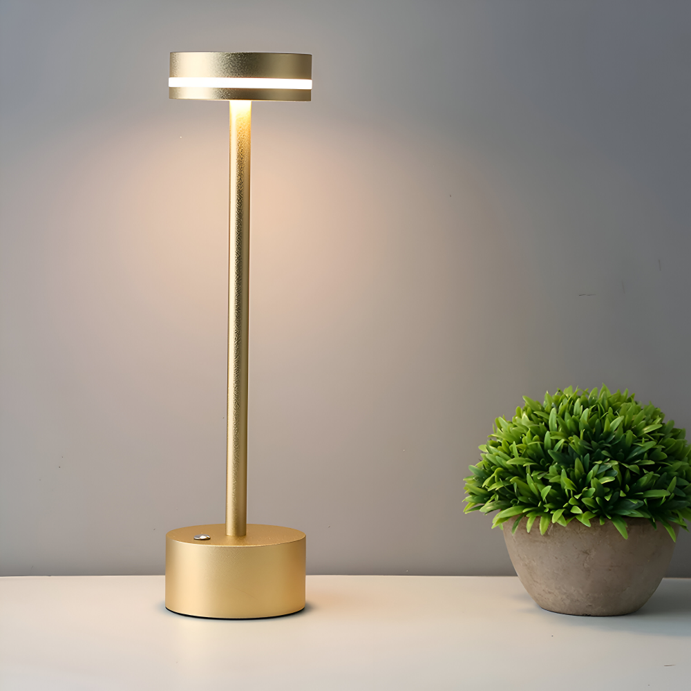 LumaTouch | Genopladelig bordlampe med touchaktivering og dæmpbar LED | elesira