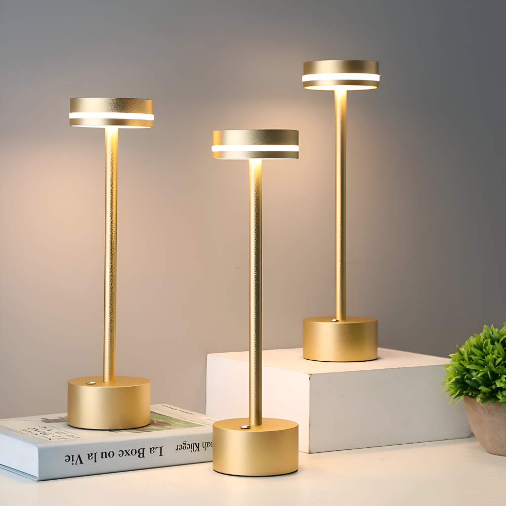 LumaTouch | Genopladelig bordlampe med touchaktivering og dæmpbar LED | elesira